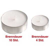 STARPAK Teelichter weiß, 24 St.