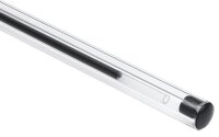 BIC Kugelschreiber Cristal Original transparent, Schreibfarbe: schwarz, 10 St.