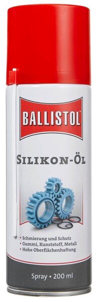 BALLISTOL Silikon-Öl Silikonspray 200,0 ml, 1 St.