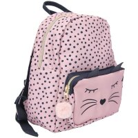 DEPESCHE Rucksack Princess Mimi Katze Kunstfaser pink