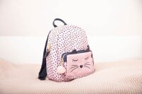 DEPESCHE Rucksack Princess Mimi Katze Kunstfaser pink