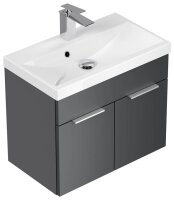 POSSEIK Badmöbel-Set 2-teilig LAGO grafit 59,9 x...