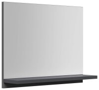 POSSEIK Badmöbel-Set 2-teilig LAGO grafit 59,9 x 35,0 x 51,0 cm
