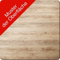 POSSEIK Badmöbel-Set 4-teilig LAGO eiche 59,9 x 35,0 x 51,0 cm