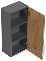 POSSEIK Badmöbel-Set 4-teilig LAGO eiche 59,9 x 35,0 x 51,0 cm