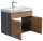 POSSEIK Badmöbel-Set 2-teilig LAGO eiche 59,9 x 35,0 x 51,0 cm