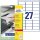 AVERY Zweckform Sicherheitsetiketten L6114-20 weiß 63,5 x 29,6 mm, 20 Blatt
