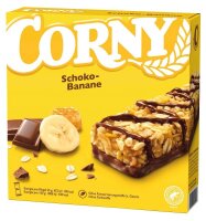 CORNY Schoko-Banane Müsliriegel 6 Riegel, 6 St.