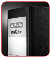 herlitz maX.file protect Doppelordner schwarz Karton 7,0 cm, 1 St.