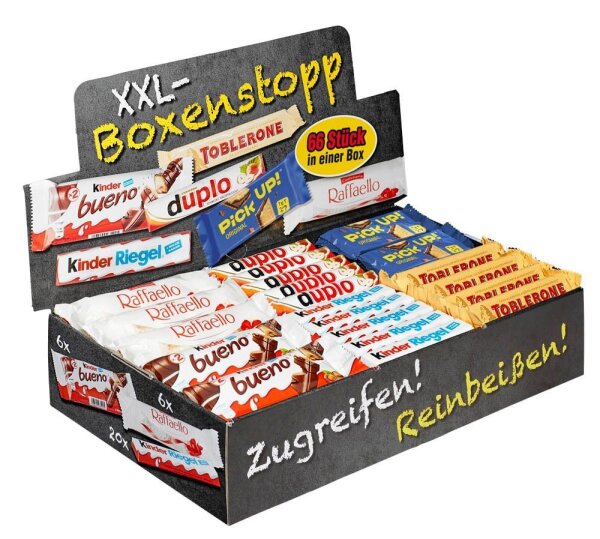 XXL-Boxenstopp Schokoriegel 66 St./1836,4 g  ( 759760 )