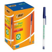 BIC Kugelschreiber Round Stic ECOlutions...