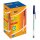 BIC Kugelschreiber Round Stic ECOlutions frostig-transparent, Schreibfarbe: blau, 60 St.