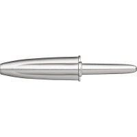 BIC Kugelschreiber Cristal ReNew metallic-silber, Schreibfarbe: blau, 1 Set