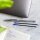 BIC Kugelschreiber Cristal ReNew metallic-silber, Schreibfarbe: blau, 1 Set