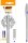 BIC Kugelschreiber Cristal ReNew metallic-silber, Schreibfarbe: blau, 1 Set