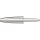 BIC Kugelschreiber Cristal ReNew metallic-silber, Schreibfarbe: blau, 1 Set