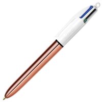 BIC 4-Farben-Kugelschreiber 4 Colours Shine rosegold,...