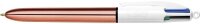 BIC 4-Farben-Kugelschreiber 4 Colours Shine rosegold,...