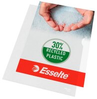 Esselte Sichthüllen DIN A4 transparent genarbt 0,11 mm, 100 St.