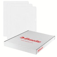 Esselte Sichthüllen DIN A4 transparent genarbt 0,11 mm, 100 St.