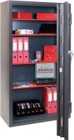phoenix Tresor Mercury Sicherheitsstufe 2 nach EN 1143-1 mit Feuerschutz graphitgrau 86,0 x 50,0 x 163,0 cm