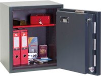 phoenix Tresor Mercury Sicherheitsstufe 2 nach EN 1143-1 mit Feuerschutz graphitgrau 52,0 x 50,0 x 65,0 cm