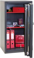 phoenix Tresor Mercury Sicherheitsstufe 2 nach EN 1143-1 mit Feuerschutz graphitgrau 52,0 x 50,0 x 97,0 cm