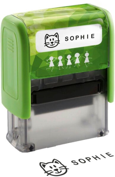 trodat Textstempel, individualisierbar DeineDingeStempel 8911 selbstfärbend schwarz ohne Logo, 1 St.