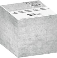 KÖNIG & EBHARDT Beton Notizzettel geleimt grau...