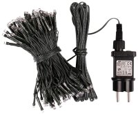 Idena 200er LED Lichterkette schwarz 27,9 m, 1 St.
