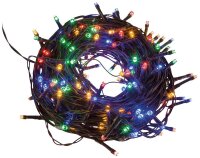 Idena 200er LED Lichterkette schwarz 27,9 m, 1 St.