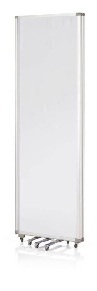 magnetoplan Trennwand 1105351, transparent 181,0 x 180,0 cm mit Rollen, 1 St.