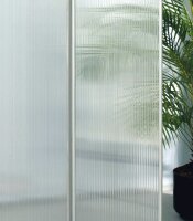 magnetoplan Trennwand 1105351, transparent 181,0 x 180,0 cm mit Rollen, 1 St.