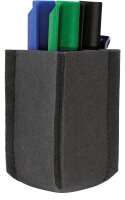 magnetoplan Stiftehalter magnetoTray SMALL grau Filz 6,0 x 6,0 x 10,0 cm