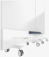 magnetoplan mobiles Whiteboard Infinity Wall 100,0 x 191,0 cm weiß emaillierter Stahl