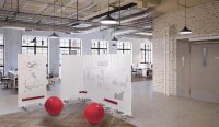 magnetoplan mobiles Whiteboard Infinity Wall 100,0 x 191,0 cm weiß emaillierter Stahl