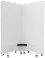 magnetoplan mobiles Whiteboard Infinity Wall 100,0 x 191,0 cm weiß emaillierter Stahl