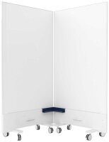 magnetoplan mobiles Whiteboard Infinity Wall 100,0 x 191,0 cm weiß emaillierter Stahl