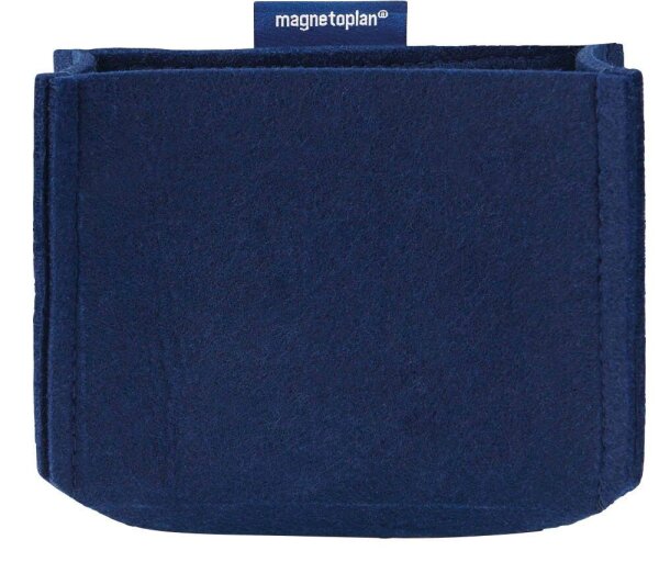 magnetoplan Stiftehalter magnetoTray medium blau Filz 13,0 x 6,0 x 10,0 cm