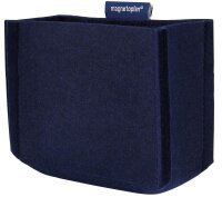 magnetoplan Stiftehalter magnetoTray medium blau Filz 13,0 x 6,0 x 10,0 cm
