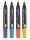 magnetoplan Pro+ Whiteboard- und Flipchart-Marker farbsortiert 1,5 - 3,0 mm, 4 St.
