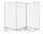 magnetoplan Trennwand Large 1112051, transparent 361,0 x 180,0 cm mit Rollen, 1 St.