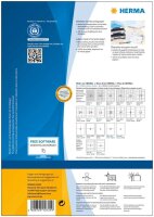 5.200 HERMA Etiketten weiß 38,1 x 21,2 mm  ( 10725 )