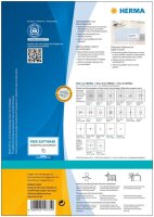 HERMA Etiketten weiß 99,1 x 38,1 mm, 80 Blatt
