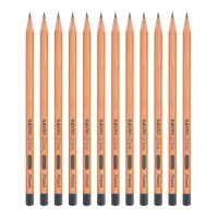 maped BLACKPEPS Bleistifte HB schwarz/orange, 12 St.