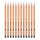 maped BLACKPEPS Bleistifte HB schwarz/orange, 12 St.
