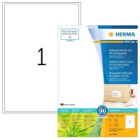 HERMA Etiketten weiß 199,6 x 289,1 mm, 80 Blatt