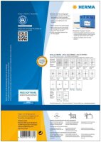 HERMA Etiketten weiß 210,0 x 148,0 mm, 80 Blatt