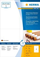 HERMA wetterfeste Etiketten weiß 105,0 x 148,0 mm,...