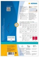 HERMA Adressetiketten weiß 88,9 x 46,6 mm, 80 Blatt